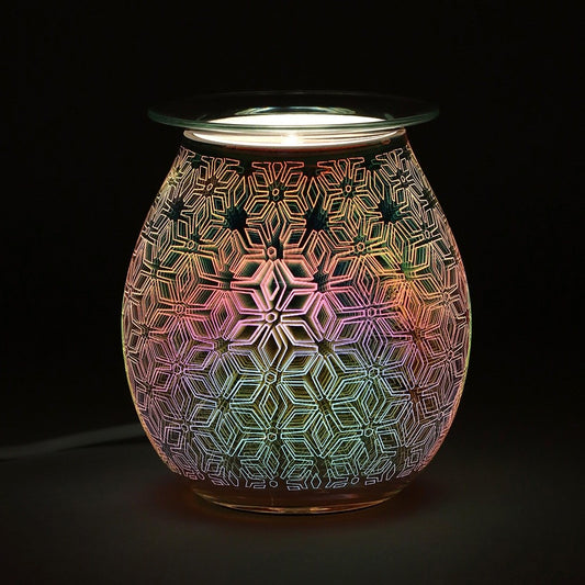 3D Geo Flower Electric Wax Melter