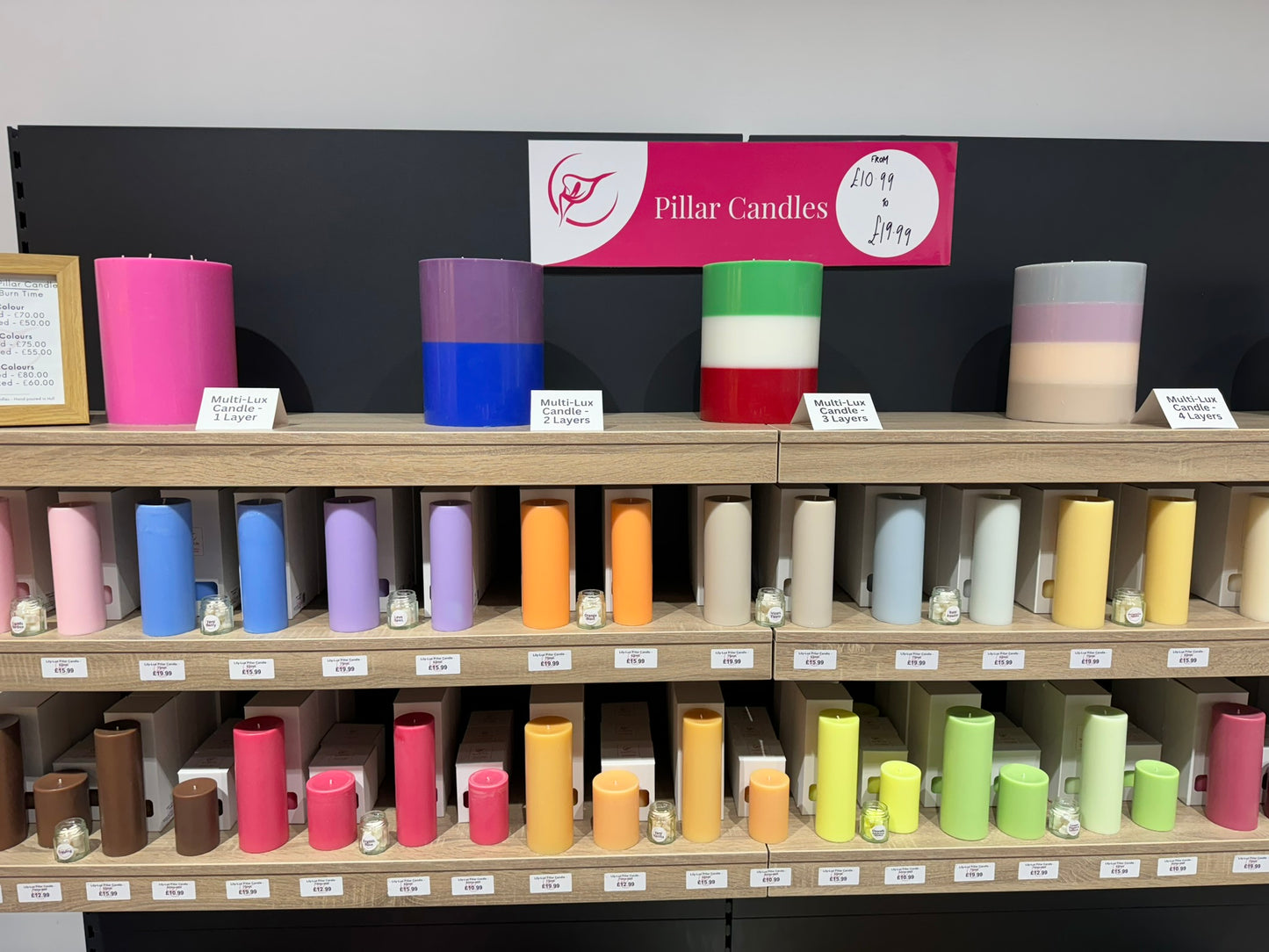 Multi-Lux Pillar Candle