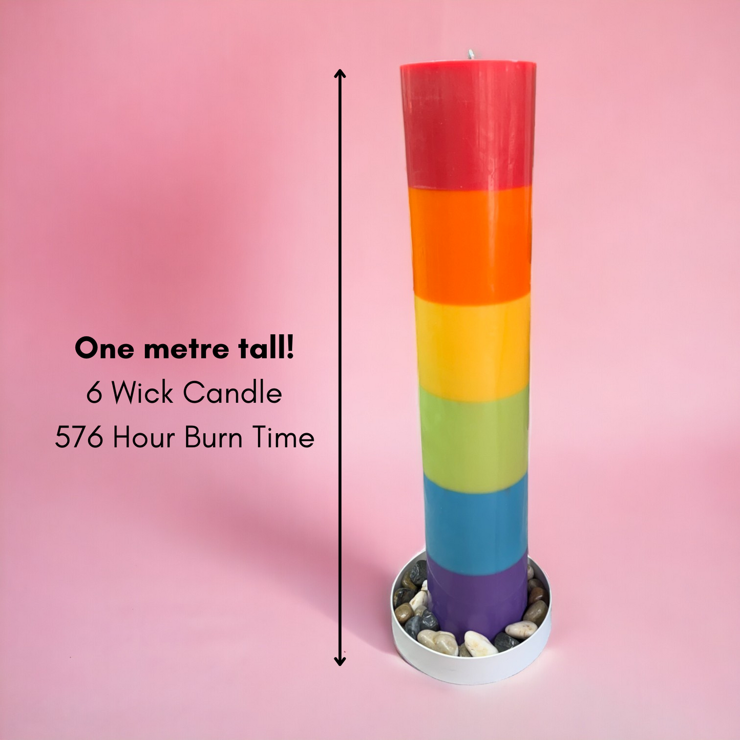 Pride Mega-Lux Candle - One Metre Tall!