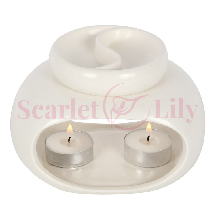 White Double Wax Melter