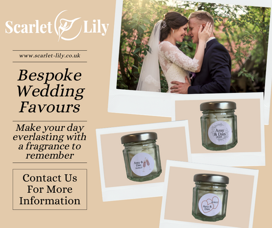 Bespoke Wedding Candle & Wax Melt Favours