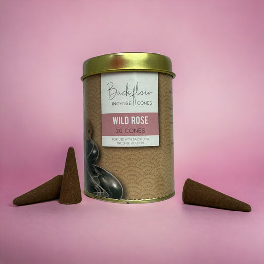 Wild Rose Backflow Incense Cones