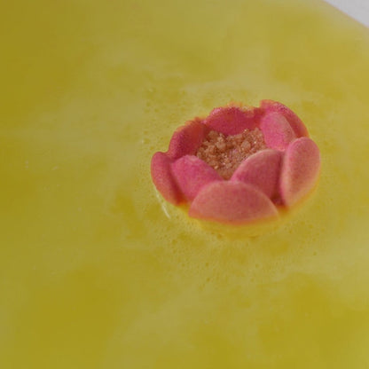 Pink & Peach Flower Bath Bomb