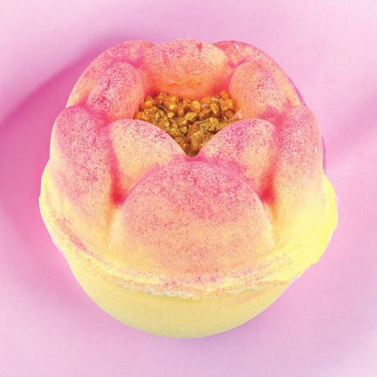 Pink & Peach Flower Bath Bomb