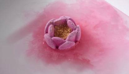 Pink Flower Bath Bomb