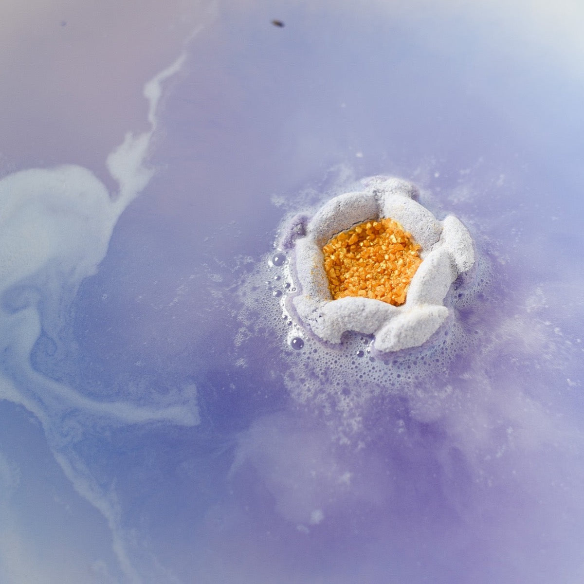 Purple Flower Bath Bomb